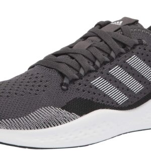 adidas Men's Fluidflow 2.0 Running Shoe, Core Black/FTWR White/Grey Six, 13