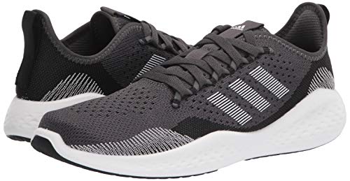 adidas Men's Fluidflow 2.0 Running Shoe, Core Black/FTWR White/Grey Six, 13