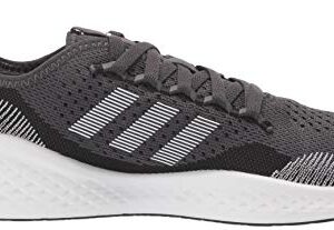 adidas Men's Fluidflow 2.0 Running Shoe, Core Black/FTWR White/Grey Six, 13