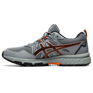 asics men's gel-venture 8 running shoes, 12, sheet rock/habanero