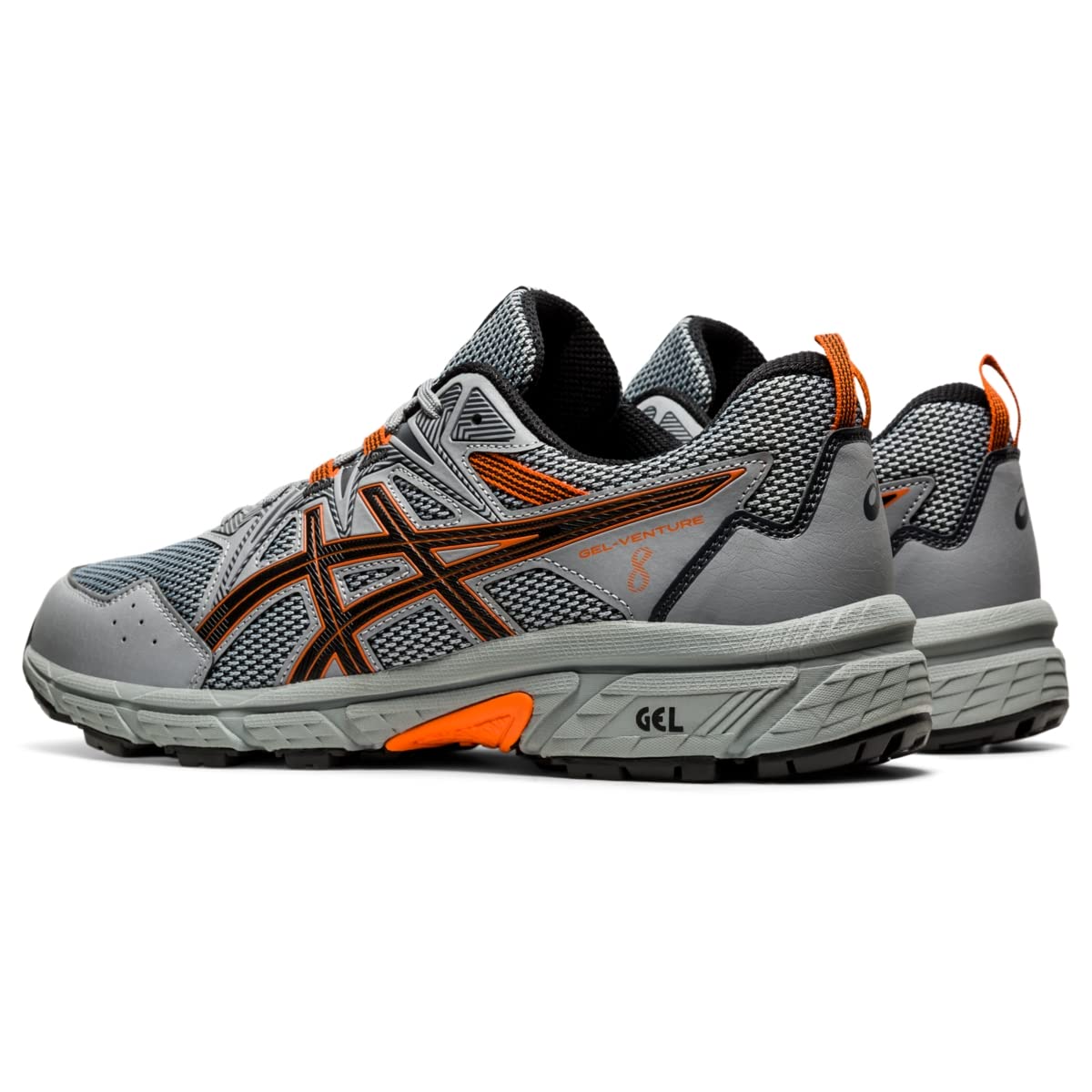 ASICS Men's Gel-Venture 8 Running Shoes, 12, Sheet Rock/Habanero