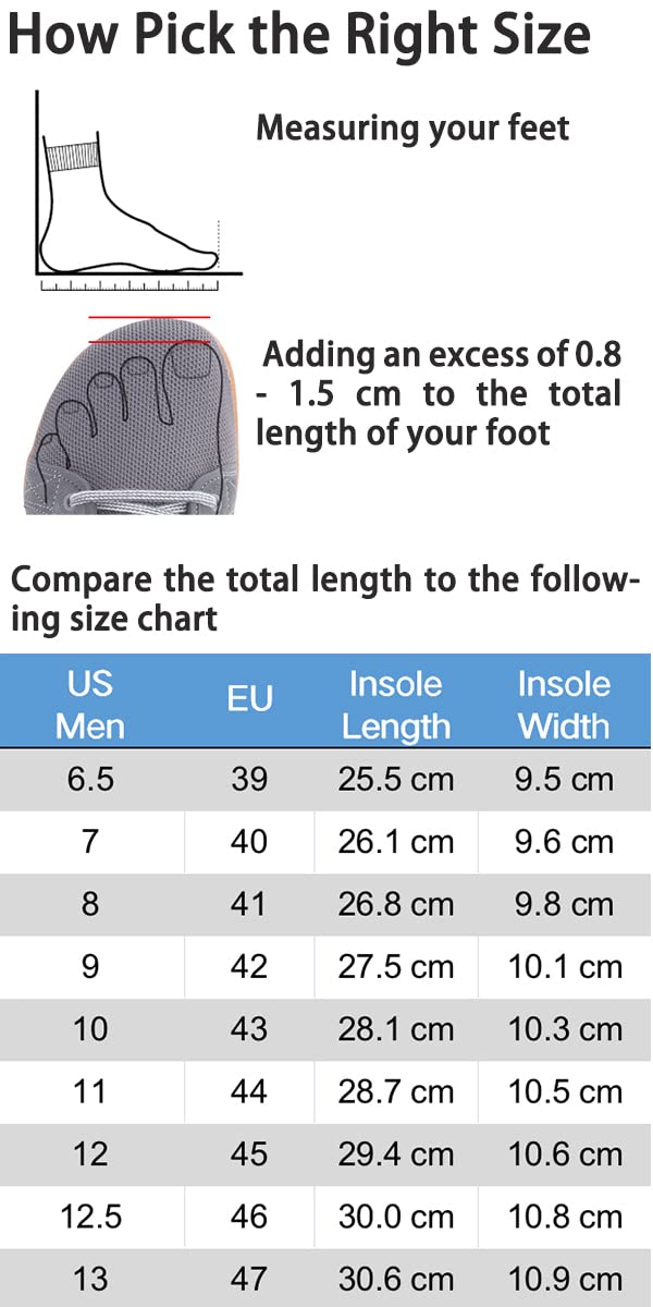 Joomra Men's Barefoot Trail Running Shoes Size 10 Trekking Sports Treadmill Minimal Zero Drop Cross Trainer Workout Sneakers Man Footwear Zapatos para Hombres Army Green 43