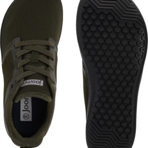 Joomra Men's Barefoot Trail Running Shoes Size 10 Trekking Sports Treadmill Minimal Zero Drop Cross Trainer Workout Sneakers Man Footwear Zapatos para Hombres Army Green 43