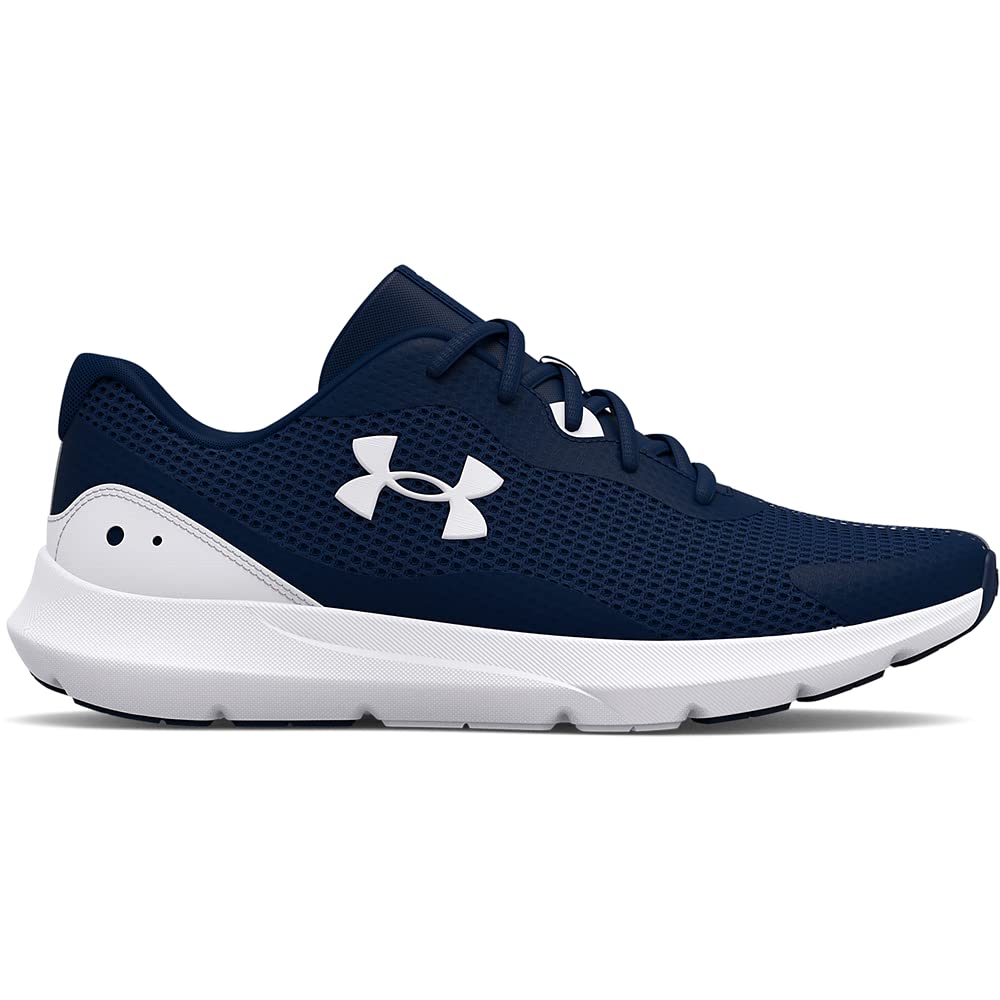 Under Armour Men's Surge 3, Academy Blue/White, 9 Medium US