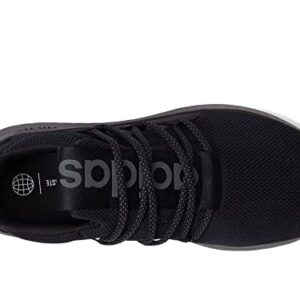 adidas Men's Lite Racer Adapt 5.0 Running Shoe, Black/Black/Grey, 12