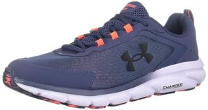 under armour charged assert 9 downpour gray/downpour gray/black 11 d (m)