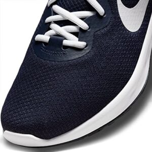 NIKE Men's Race Sneaker, Midnight Navy White Obsidian Ashen Slate, 9.5