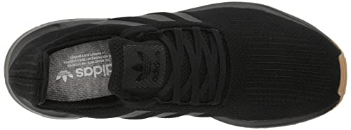 adidas Men's Swift Running Shoe, Black/Black/Gum(2018), 10