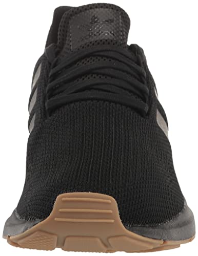 adidas Men's Swift Running Shoe, Black/Black/Gum(2018), 10