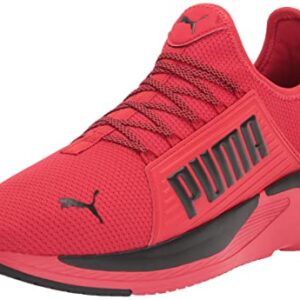 PUMA Men's SOFTRIDE PREMIER SLIP-ON Sneaker, High Risk Red-Puma Black, 11