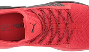 PUMA Men's SOFTRIDE PREMIER SLIP-ON Sneaker, High Risk Red-Puma Black, 11