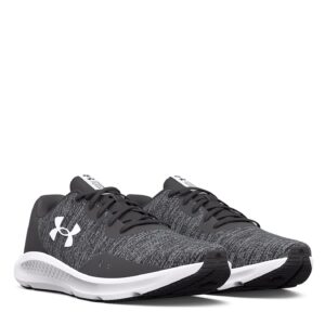 Under Armour Men's Charged Pursuit 3 Twist, Jet Gray/White, 9.5 US