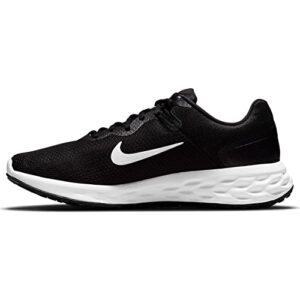 nike men's sneaker running shoes, black white iron grey, 9.5