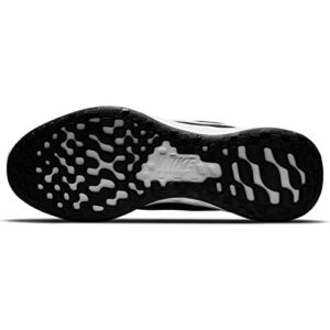 Nike Men's Sneaker Running Shoes, Black White Iron Grey, 9.5