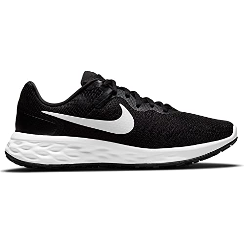 Nike Men's Sneaker Running Shoes, Black White Iron Grey, 9.5