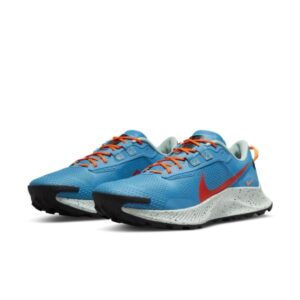 Nike Mens Pegasus Trail 3 Knit Gym Running Shoes Blue 10 Medium (D)