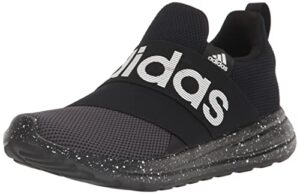 adidas men's lite racer adapt 6.0 sneaker, core black/core black/white, 13