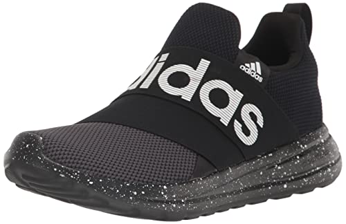 adidas Men's Lite Racer Adapt 6.0 Sneaker, Core Black/Core Black/White, 13