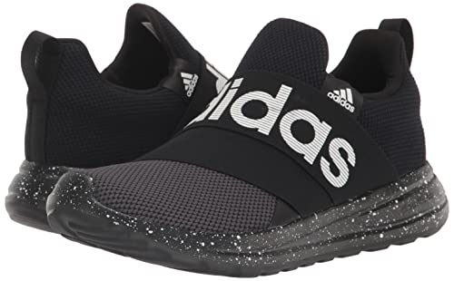 adidas Men's Lite Racer Adapt 6.0 Sneaker, Core Black/Core Black/White, 13