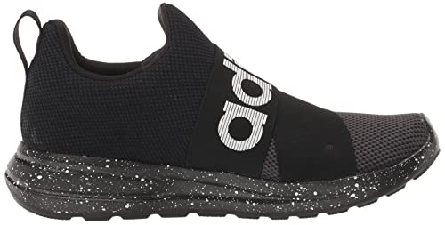 adidas Men's Lite Racer Adapt 6.0 Sneaker, Core Black/Core Black/White, 13