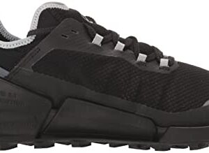 ECCO Men's Biom 2.1 Low Textile Trail Running Shoe, Black/Black/Magnet, 8-8.5
