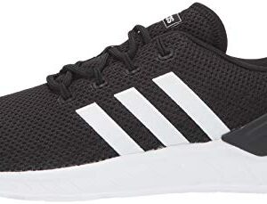 adidas Men's Questar Flow Nxt Running Shoe, Black/White/Black, 11