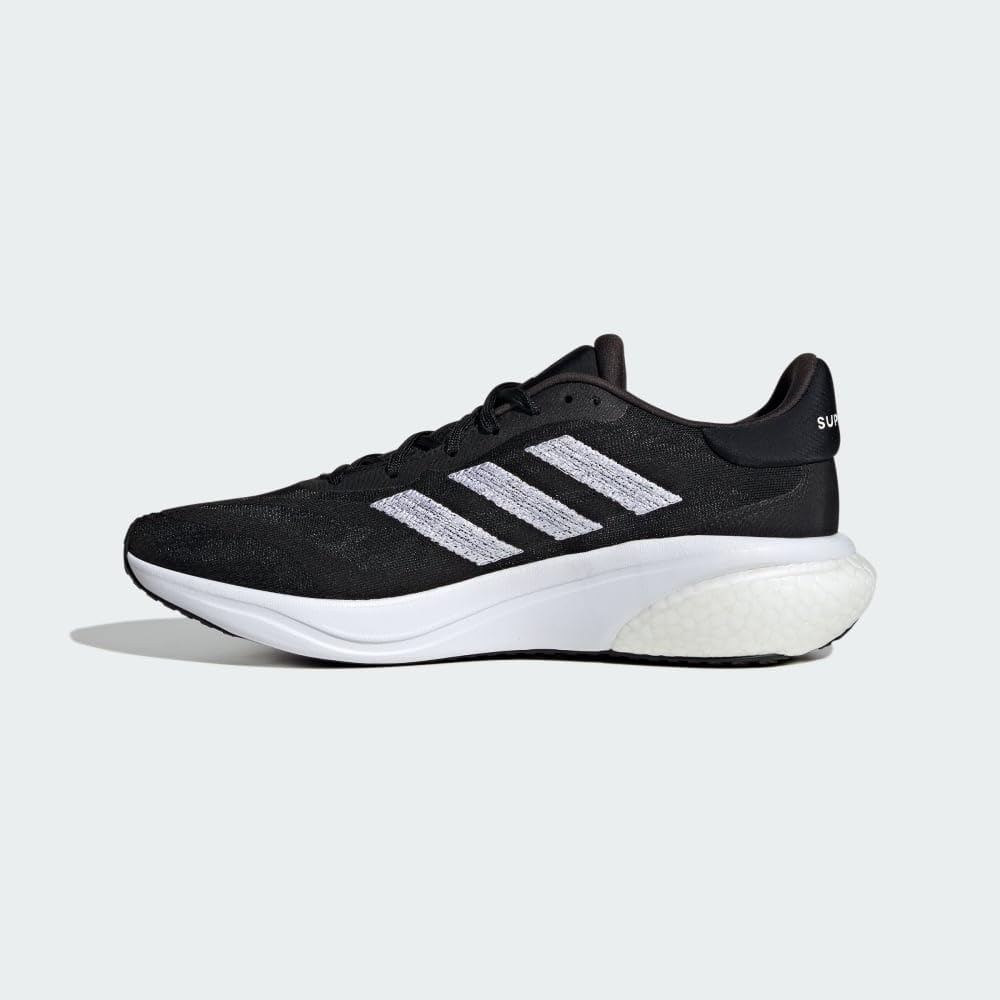 adidas Men's Supernova 3 Sneaker, Core Black/White/Core Black, 10.5