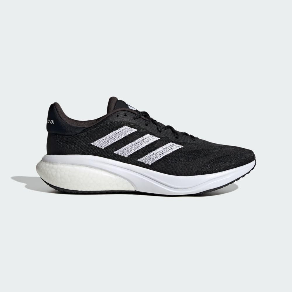 adidas Men's Supernova 3 Sneaker, Core Black/White/Core Black, 10.5