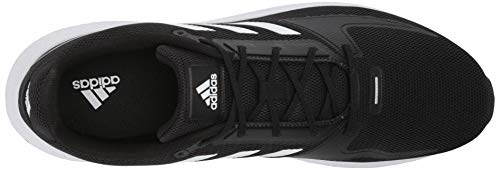 adidas Men's Runfalcon 2.0 Running Shoe, Black/White/Grey, 8.5