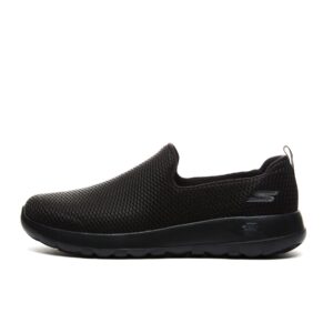 Skechers mens Go Max-athletic Air Mesh Slip on Walking Shoe, Black, 10.5 US, 54600-BBK