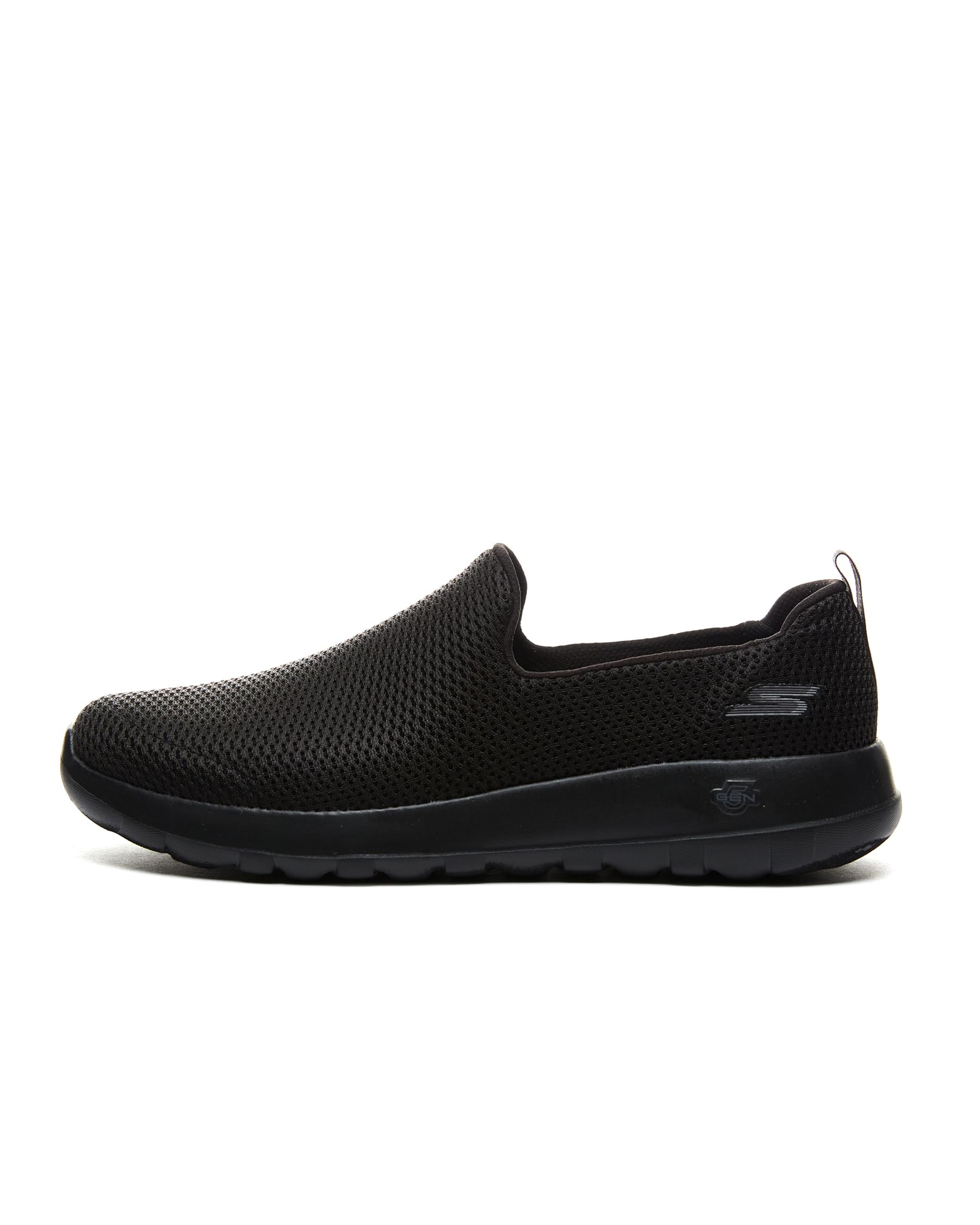 Skechers mens Go Max-athletic Air Mesh Slip on Walking Shoe, Black, 10.5 US, 54600-BBK