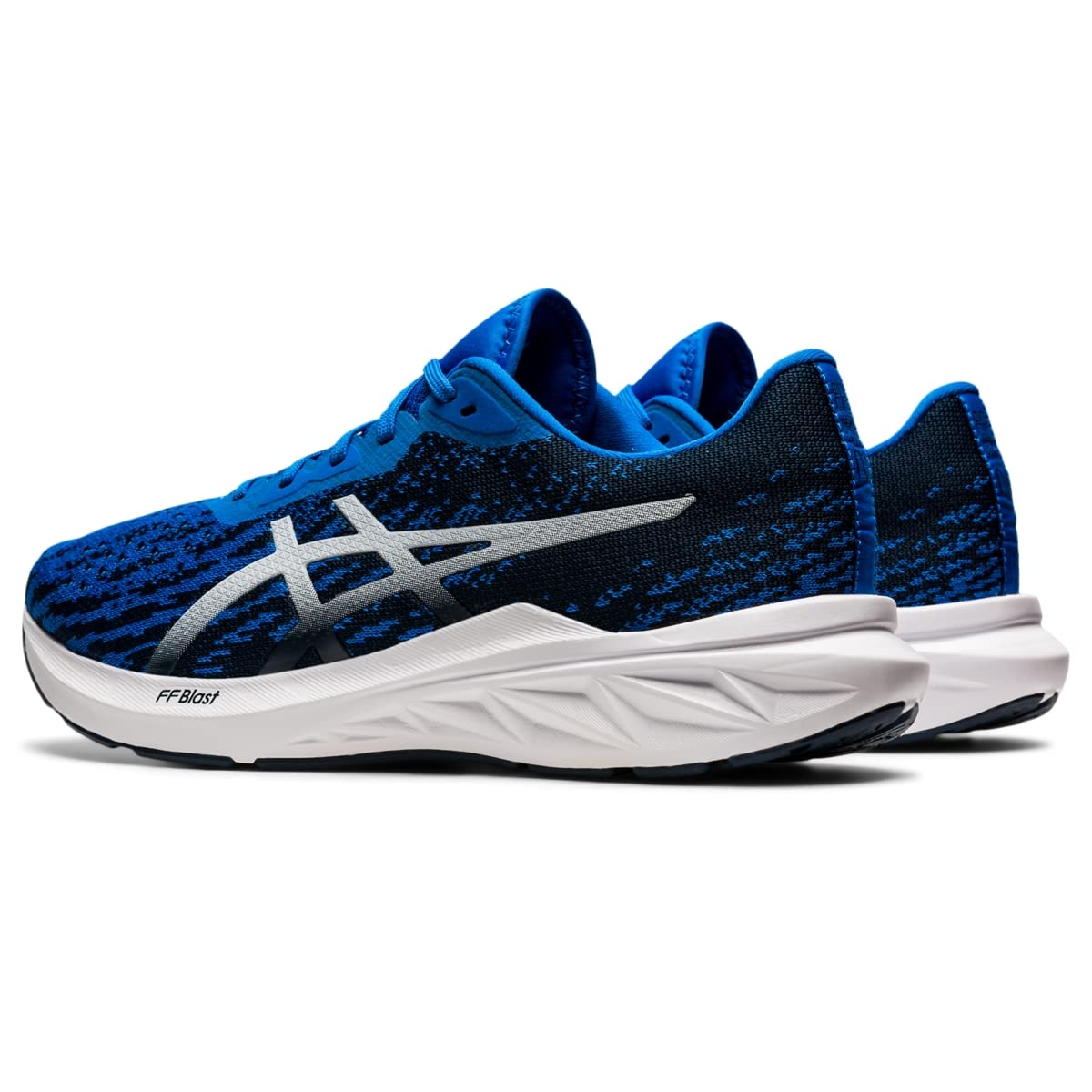 ASICS Men's DYNABLAST 2 Running Shoes, 12, ELECTRIC BLUE/WHITE