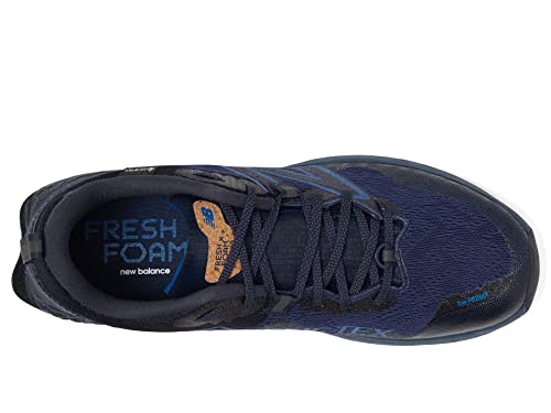 New Balance Men's Fresh Foam X Hierro V7 Running Shoe, Eclipse/Blue Groove/Natural Indigo, 8.5
