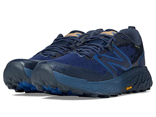 New Balance Men's Fresh Foam X Hierro V7 Running Shoe, Eclipse/Blue Groove/Natural Indigo, 8.5