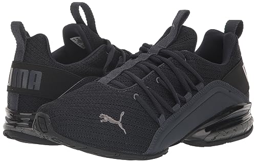 PUMA Men's AXELION VELOCITY MARBLE Cross Training Sneaker, Parisian Night-Cool Dark Gray, 13