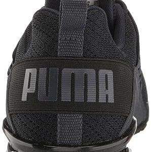 PUMA Men's AXELION VELOCITY MARBLE Cross Training Sneaker, Parisian Night-Cool Dark Gray, 13
