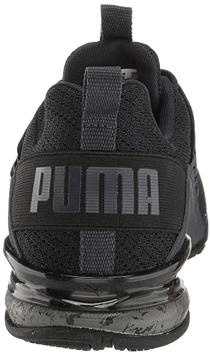 PUMA Men's AXELION VELOCITY MARBLE Cross Training Sneaker, Parisian Night-Cool Dark Gray, 13