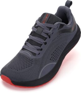 mens zero drop wide toe box road running shoes size 11 tennis athletic gym sports walking hiking workout cross training lightweight width grey 45
