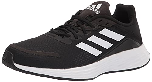 adidas Men's Duramo SL Trail Running Shoe, Black/White/Black, 14