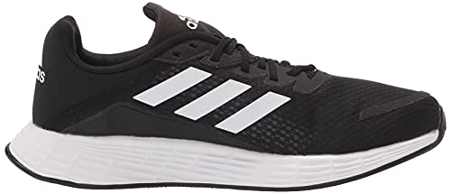 adidas Men's Duramo SL Trail Running Shoe, Black/White/Black, 14