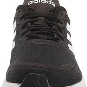 adidas Men's Duramo SL Trail Running Shoe, Black/White/Black, 14