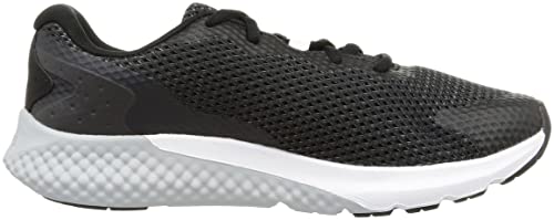 Under Armour Men's Charged Rogue 3 4E Running Shoe, (002) Black/Mod Gray/White, 7.5