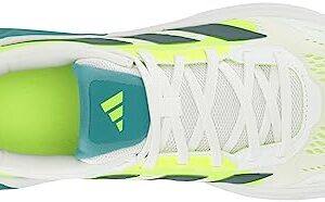 adidas Men's Questar 2 Sneaker, White/Arctic Night/Lucid Lemon, 10