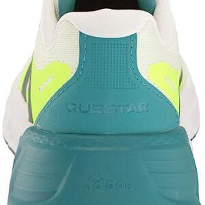 adidas Men's Questar 2 Sneaker, White/Arctic Night/Lucid Lemon, 10