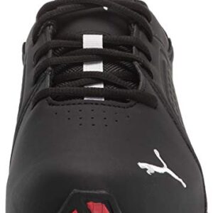 PUMA Men's VIZ RUNNER WIDE Sneaker, Puma Black-Puma White, 10.5