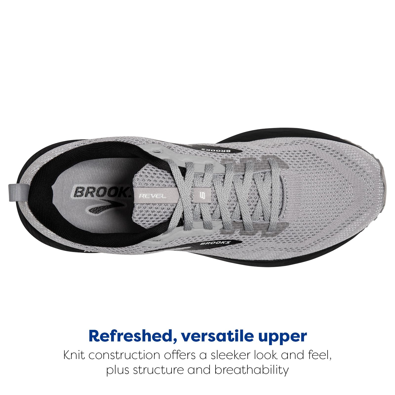 Brooks Men’s Revel 6 Neutral Running Shoe - Alloy/Primer Grey/Oyster - 14 Medium