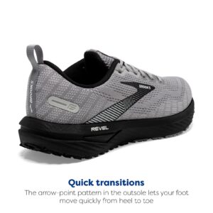 Brooks Men’s Revel 6 Neutral Running Shoe - Alloy/Primer Grey/Oyster - 14 Medium