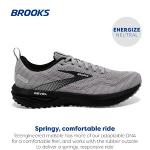 Brooks Men’s Revel 6 Neutral Running Shoe - Alloy/Primer Grey/Oyster - 14 Medium