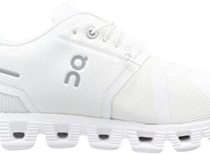 On Men's Cloud 5 Sneakers, All White, 10