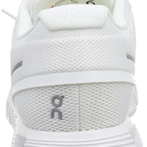 On Men's Cloud 5 Sneakers, All White, 10